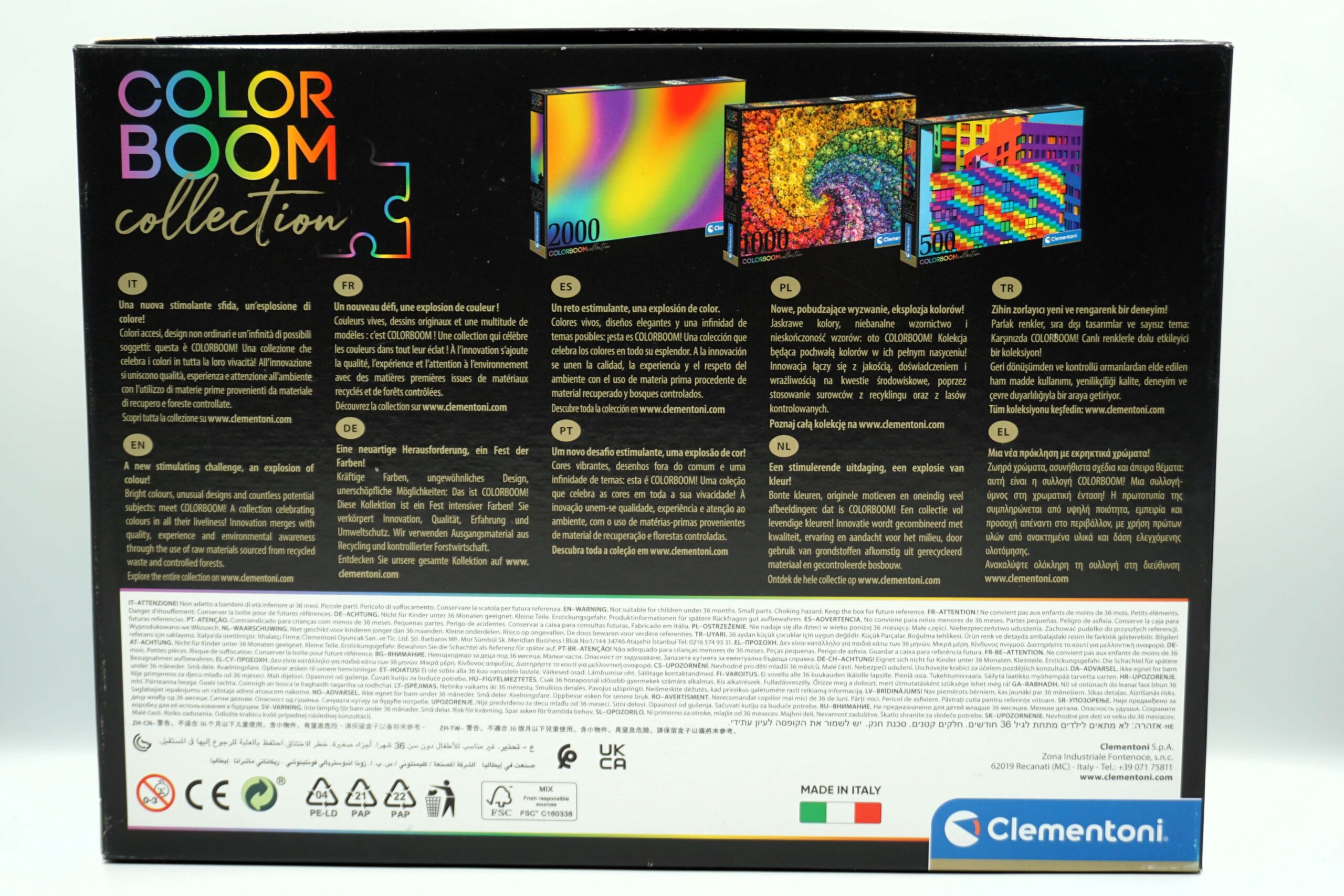 Clementoni - Colorboom - Waves - 500 bitar (7) bak
