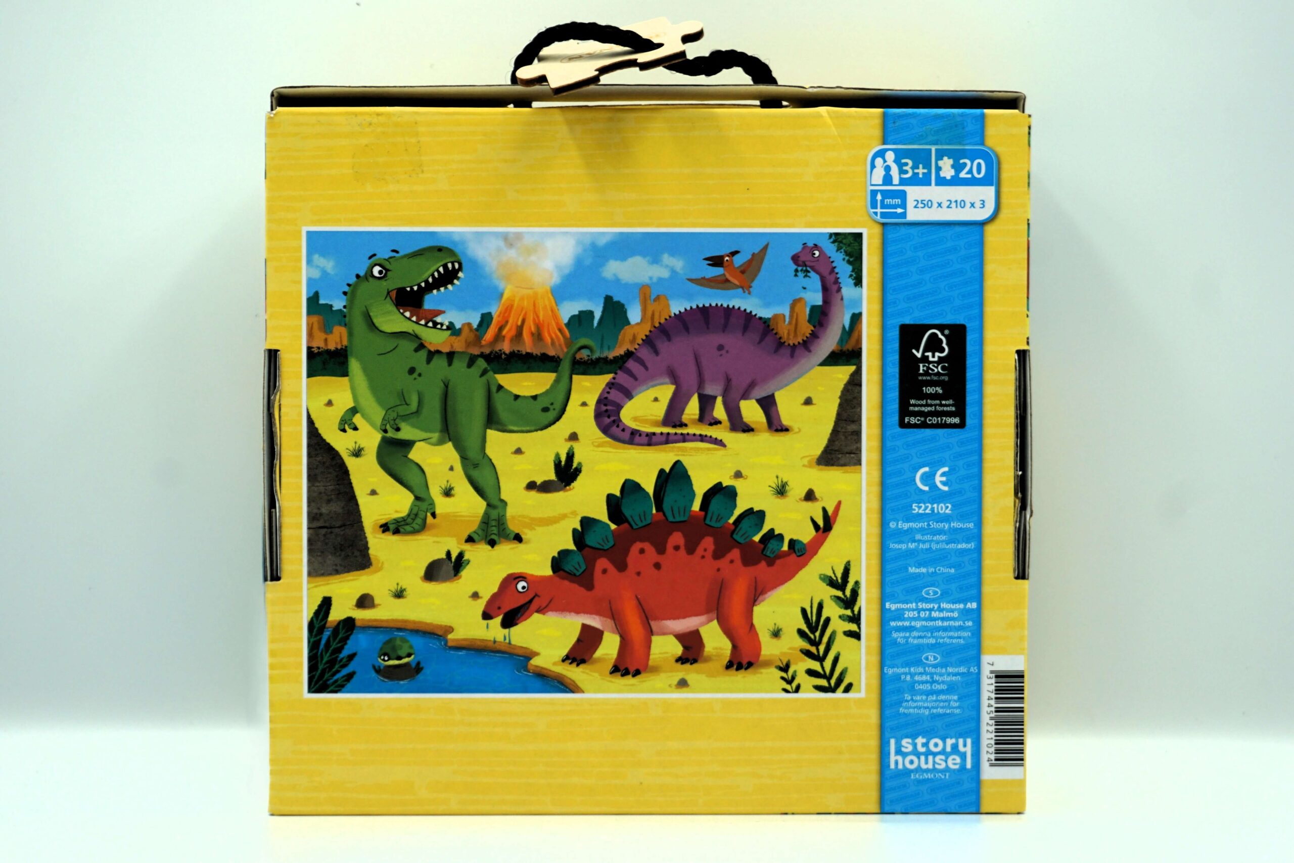 Kärnan - Dinosaurier - 20 bitar (132) bak
