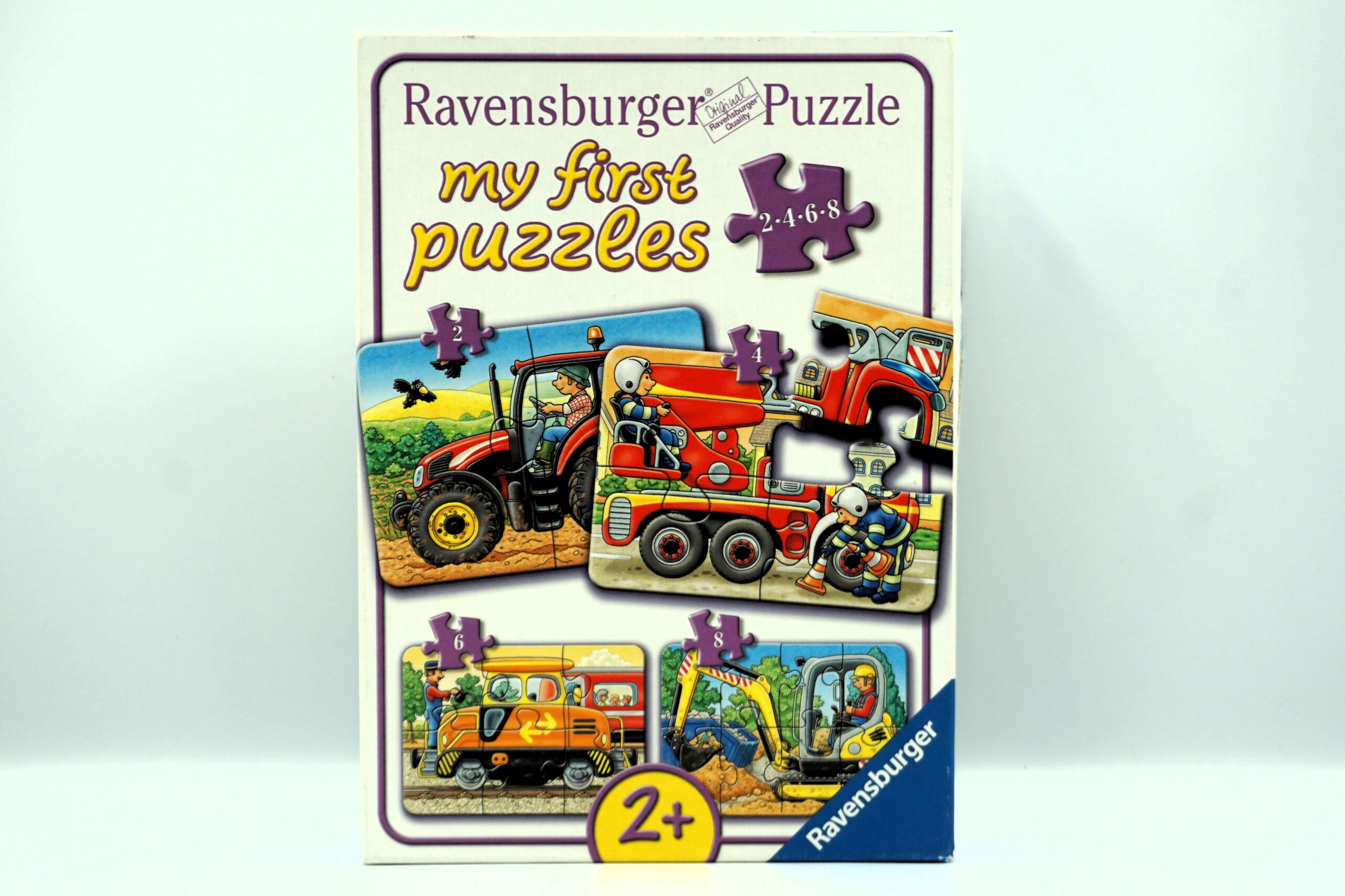 Ravensburger - My first puzzles - Hard at Work - 2+4+6+8 bitar (129) fram