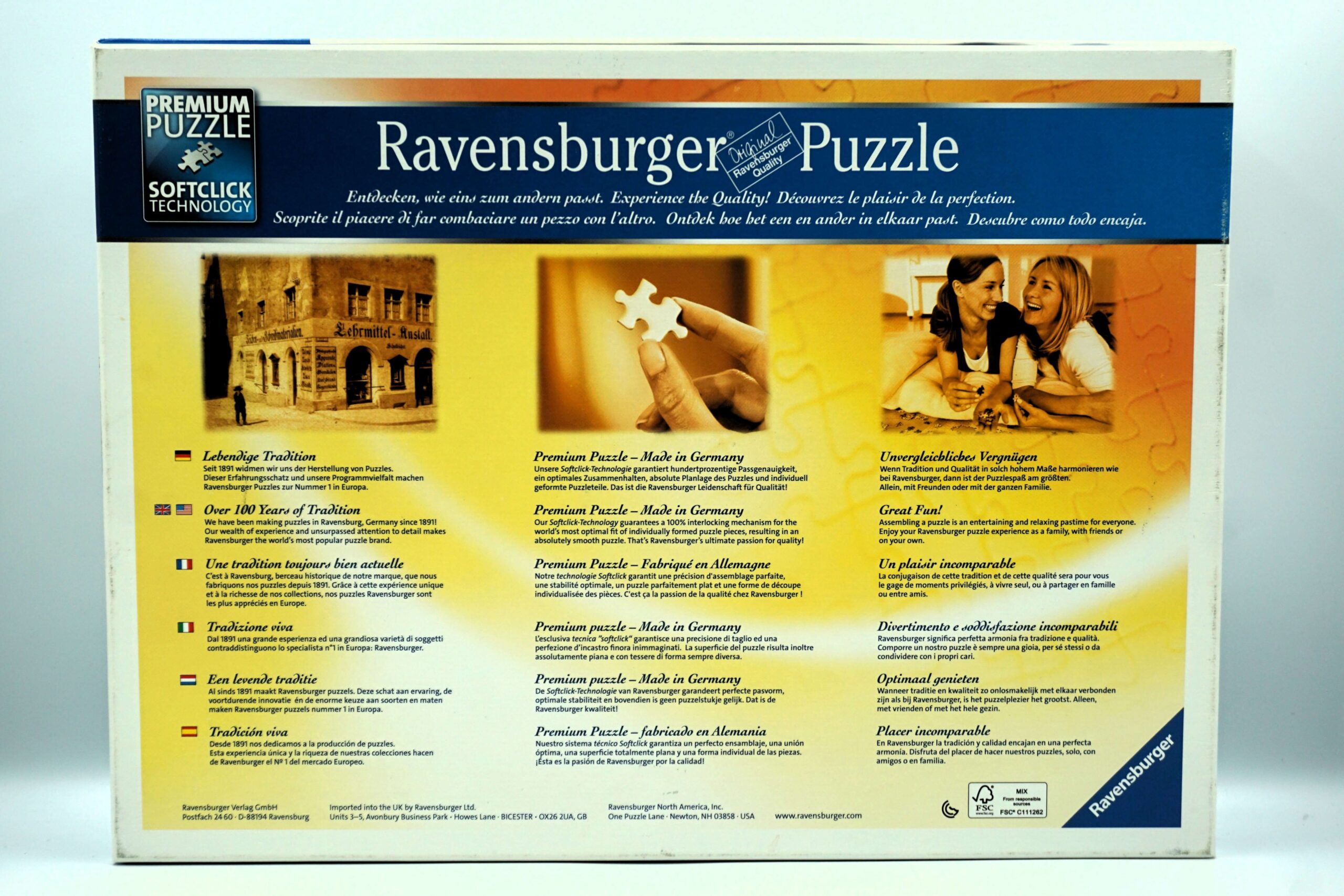 Ravensburger - Wine Labels - 1000 bitar (307) bak