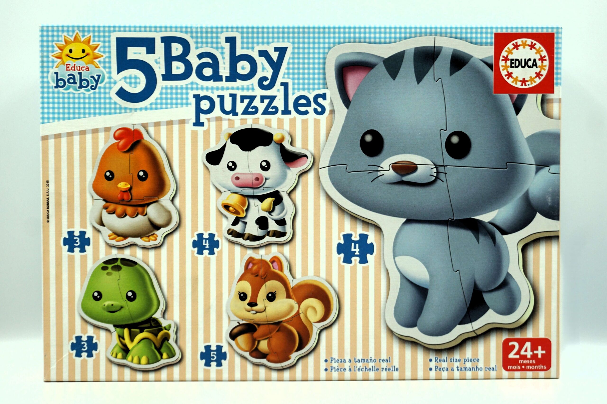 Educa - Baby - Animals - 3+3+4+4+5 bitar (353) fram