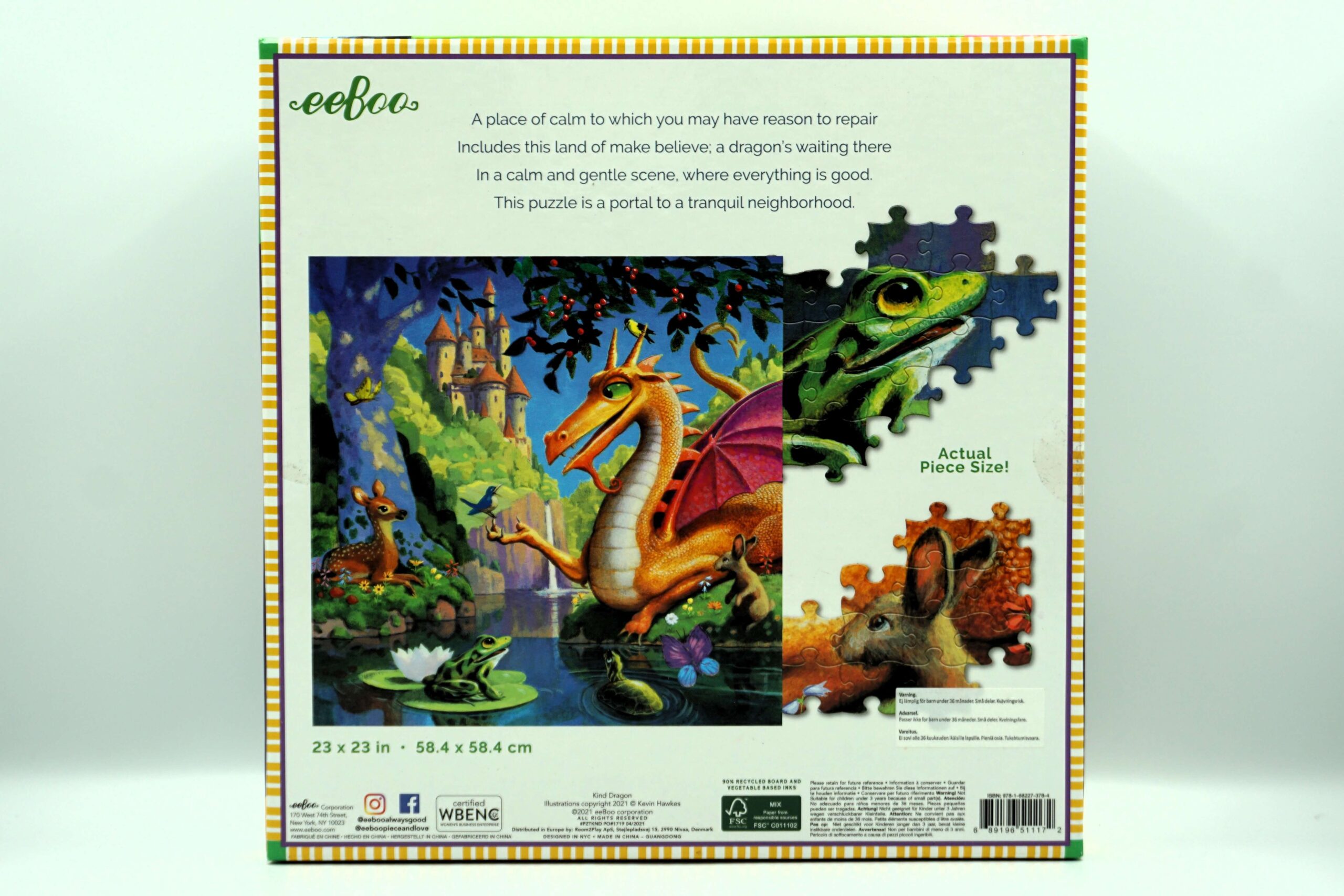 Eeboo - Kind Dragon - 1000 bitar (421) bak