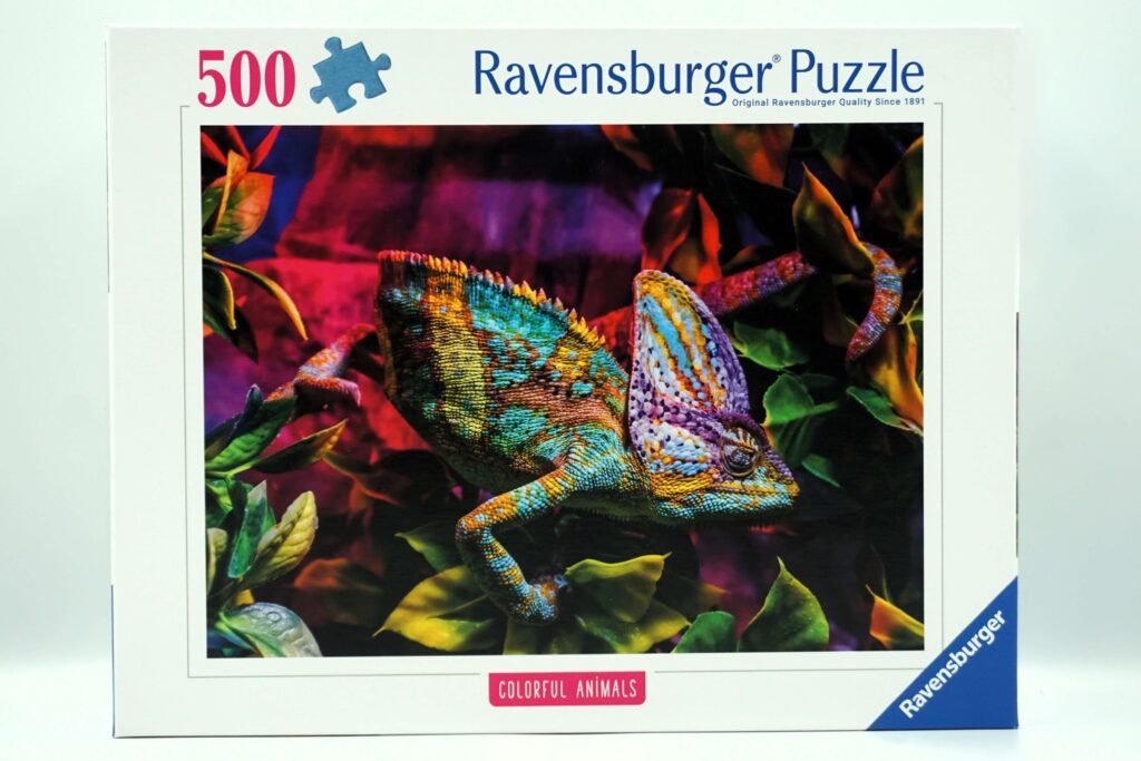 Ravensburger - Colorful Animals - Chemeleon - 500 bitar (442) fram