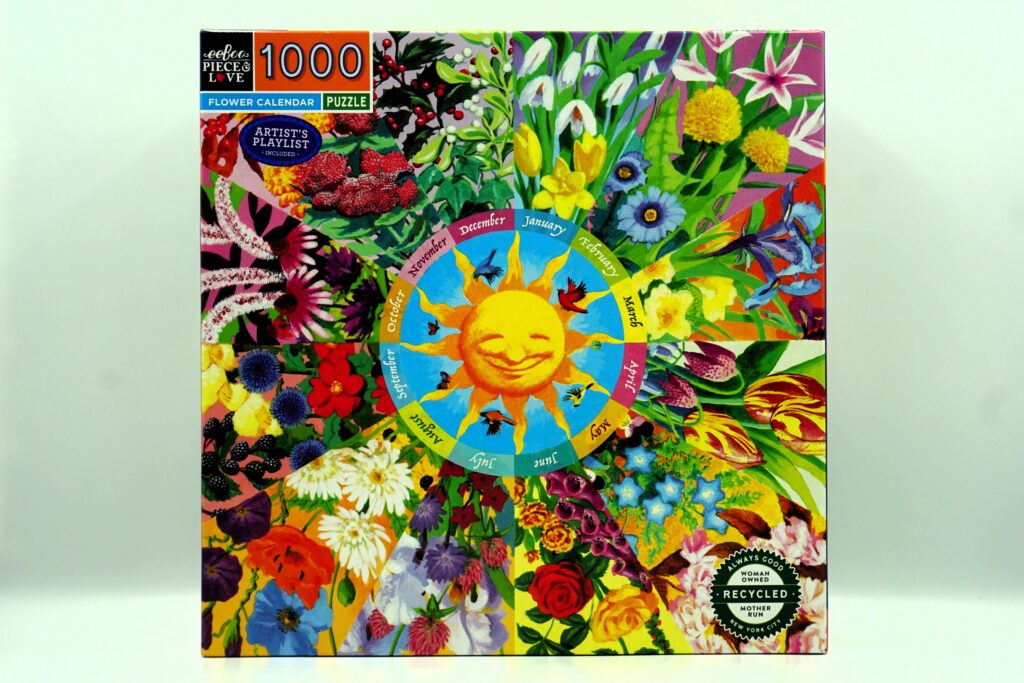 Eeboo - Flower Calendar - 1000 bitar (509) fram