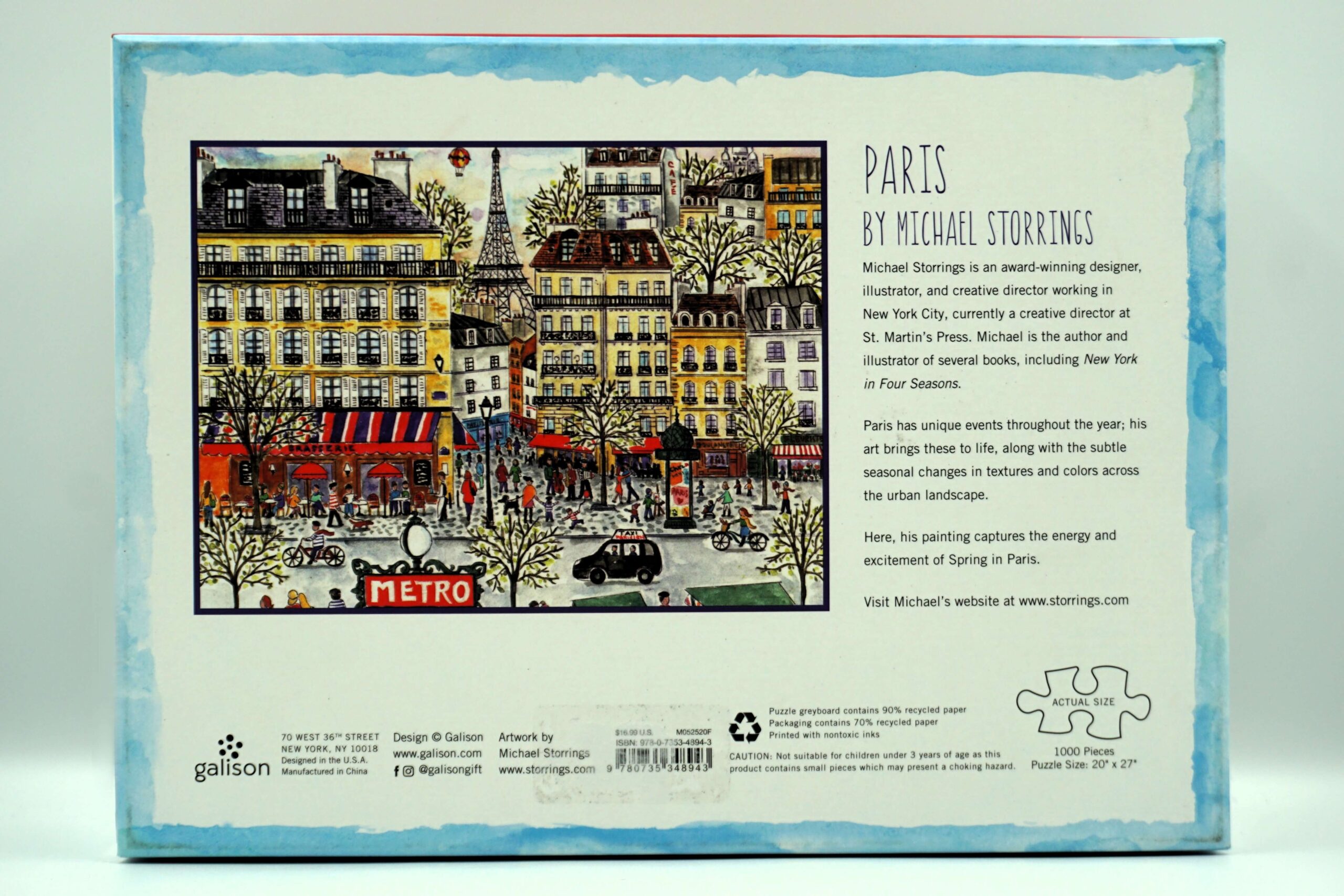 Galison - Paris - 1000 bitar (537) bak