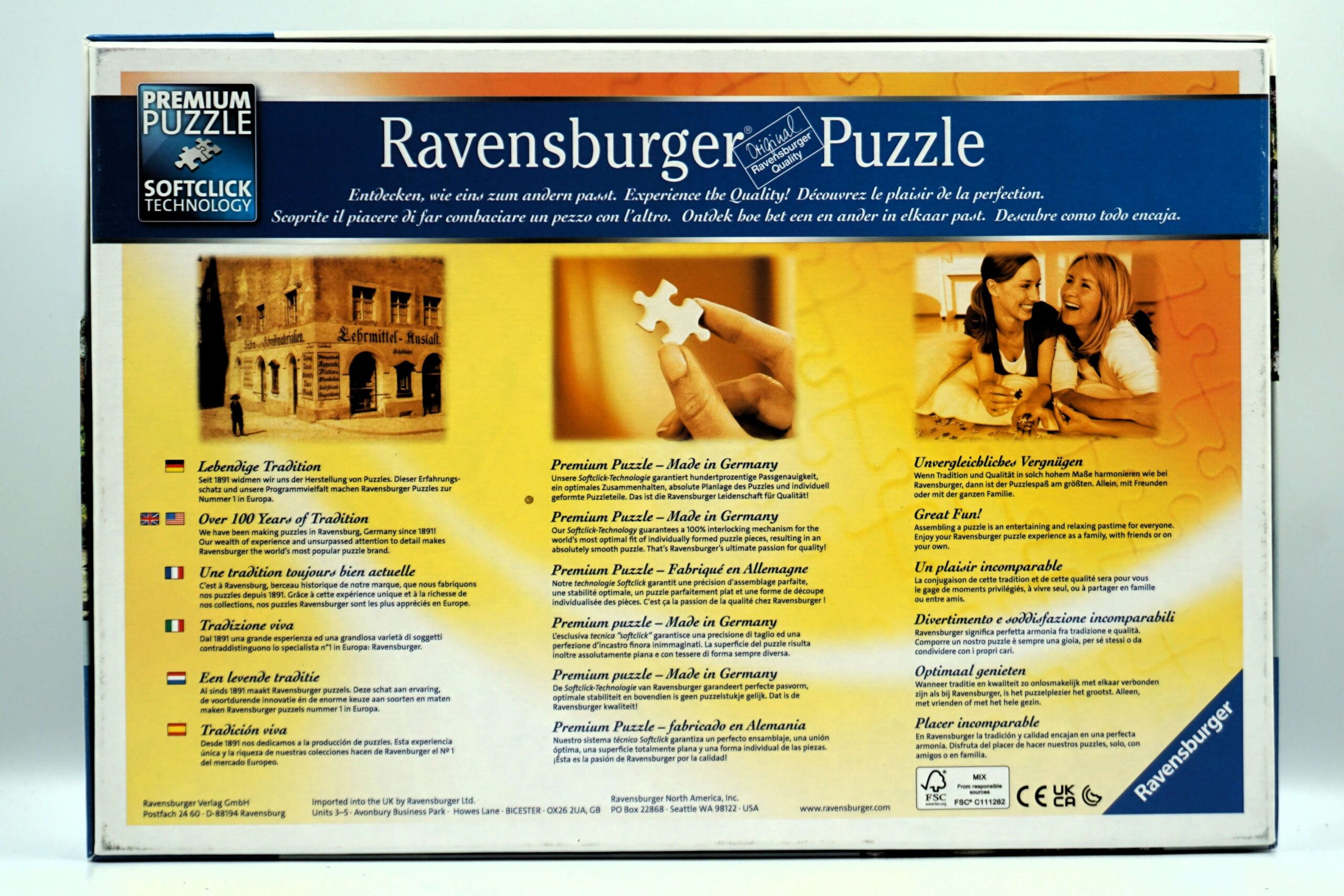Ravensburger - Thatched Cottage - 500 bitar (487) bak