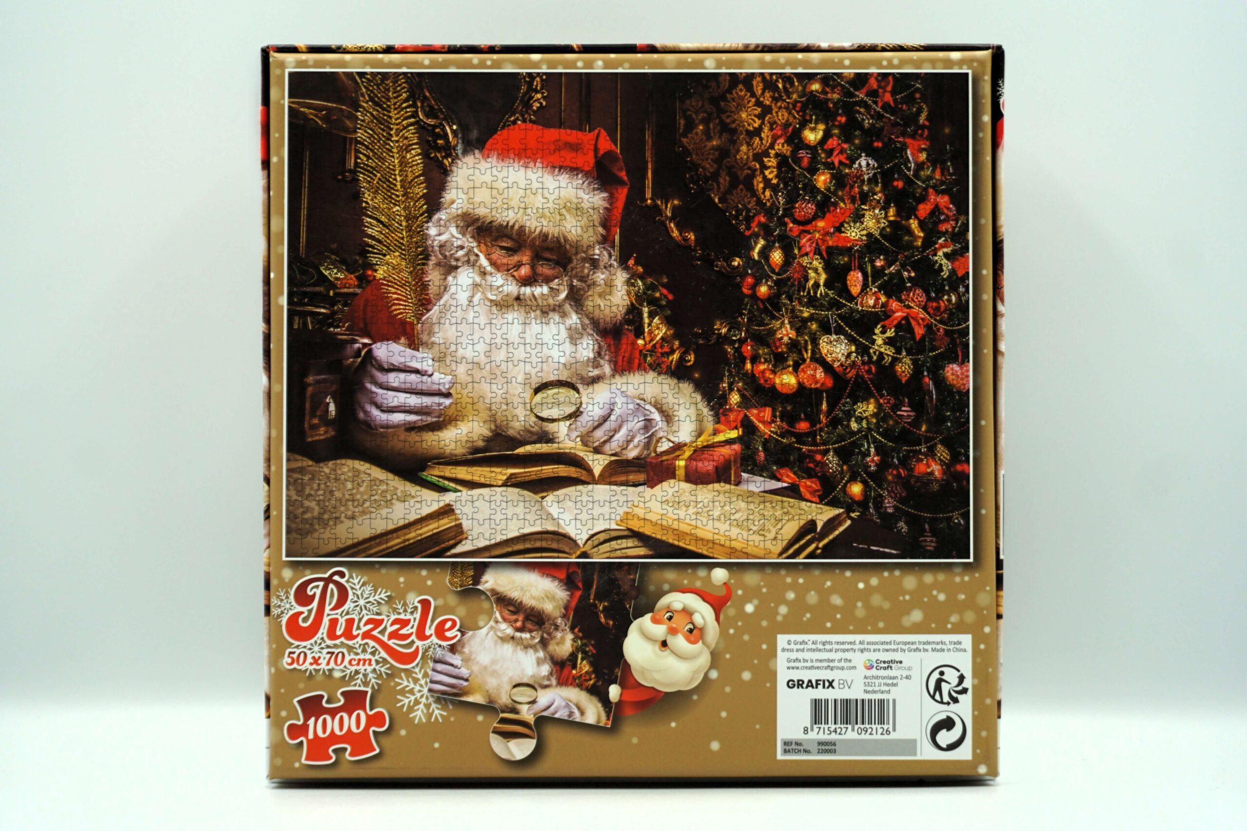 Grafix - Santa's reading - 1000 bitar (587) bak