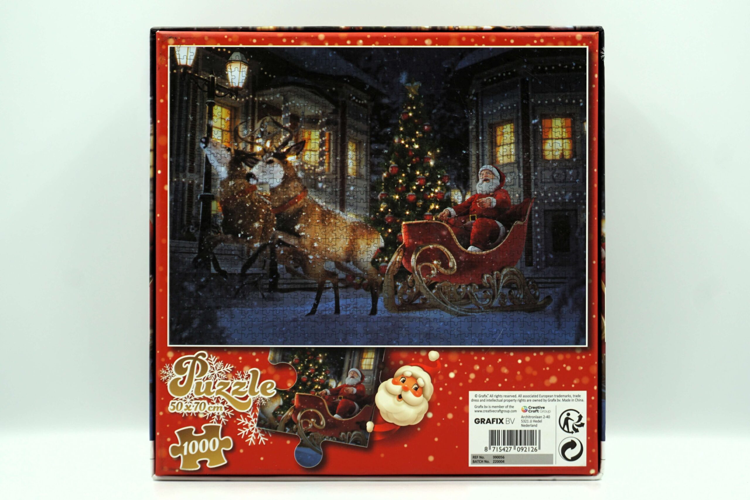 Grafix - Santa's sleigh - 1000 bitar (586) bak